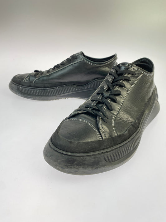 【現状渡し品】【メンズ】 OAMC オーエーエムシー FREE SOLO LOW LEATHER SNEAKER フリー ソロ ロー レザー スニーカー 靴 162-260519-yn-04-min サイズ：43 カラー：ブラック 万代Net店