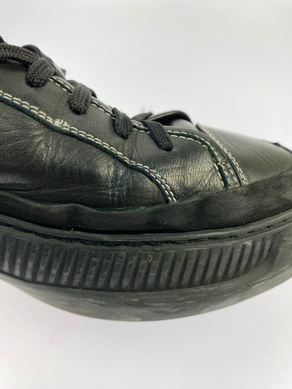 【現状渡し品】【メンズ】 OAMC オーエーエムシー FREE SOLO LOW LEATHER SNEAKER フリー ソロ ロー レザー スニーカー 靴 162-260519-yn-04-min サイズ：43 カラー：ブラック 万代Net店