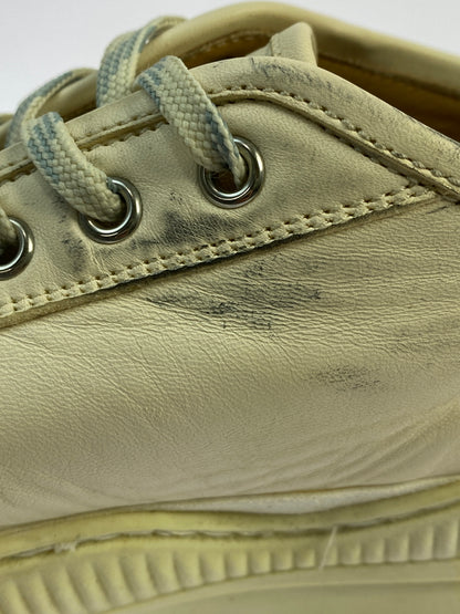 【中古品】【メンズ】 OAMC オーエーエムシー FREE SOLO LOW LEATHER SNEAKER フリー ソロ ロー レザー スニーカー 靴 162-260519-yn-02-min サイズ：42 1/2 カラー：アイボリー 万代Net店