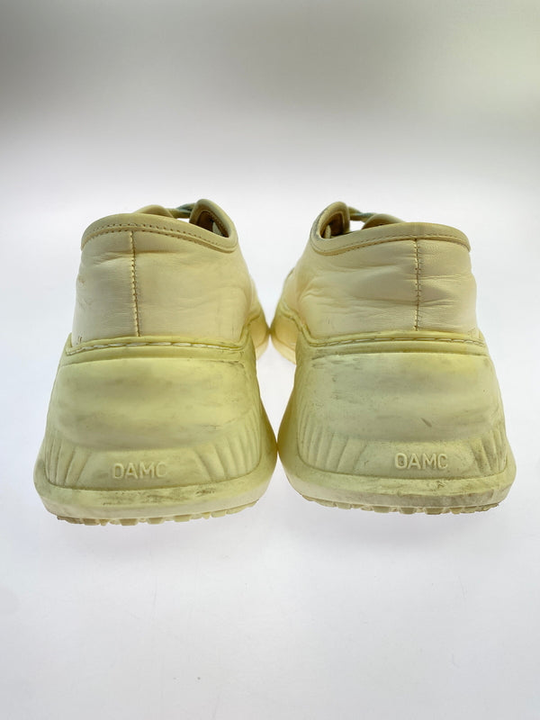 【中古品】【メンズ】 OAMC オーエーエムシー FREE SOLO LOW LEATHER SNEAKER フリー ソロ ロー レザー スニーカー 靴 162-260519-yn-02-min サイズ：42 1/2 カラー：アイボリー 万代Net店