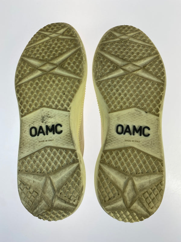【中古品】【メンズ】 OAMC オーエーエムシー FREE SOLO LOW LEATHER SNEAKER フリー ソロ ロー レザー スニーカー 靴 162-260519-yn-02-min サイズ：42 1/2 カラー：アイボリー 万代Net店