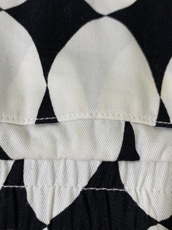 【中古品】【メンズ】 SUPPLIER サプライヤー DIAMOND PATTERN JACKET ダイヤモンド パターン ジャケット 142-260516-zi-03-min サイズ：XL カラー：ブラック/ホワイト 万代Net店