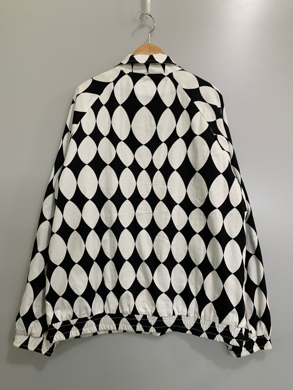 【中古品】【メンズ】 SUPPLIER サプライヤー DIAMOND PATTERN JACKET ダイヤモンド パターン ジャケット 142-260516-zi-03-min サイズ：XL カラー：ブラック/ホワイト 万代Net店