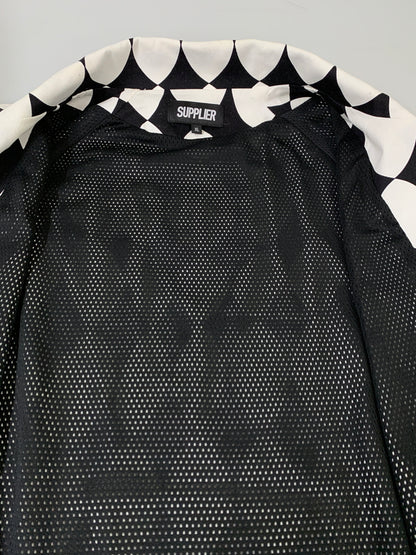 【中古品】【メンズ】 SUPPLIER サプライヤー DIAMOND PATTERN JACKET ダイヤモンド パターン ジャケット 142-260516-zi-03-min サイズ：XL カラー：ブラック/ホワイト 万代Net店
