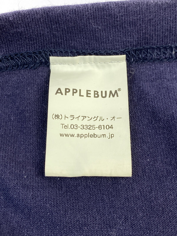 【中古品】【メンズ】 APPLEBUM アップルバム LOVE UNDERSTANDING SS TEE 半袖Tシャツ ショートスリーブ 142-260718-AS-55-min サイズ：XL カラー：ネイビー 万代Net店