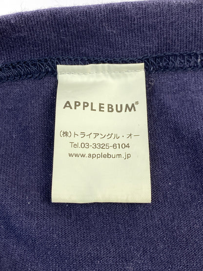 【中古品】【メンズ】 APPLEBUM アップルバム LOVE UNDERSTANDING SS TEE 半袖Tシャツ ショートスリーブ 142-260718-AS-55-min サイズ：XL カラー：ネイビー 万代Net店
