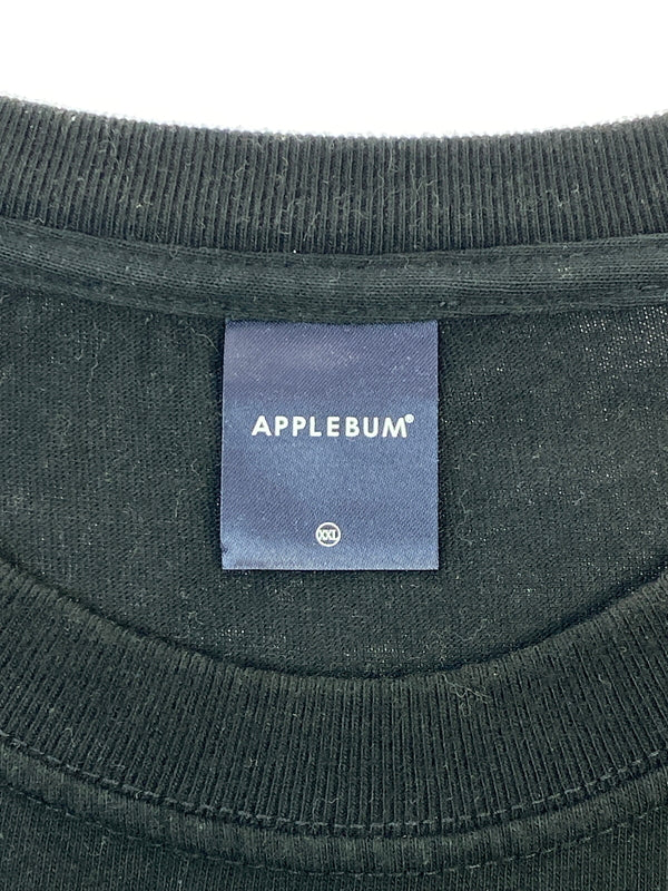 【中古品】【メンズ】 APPLEBUM アップルバム WORM BOY SS TEE 半袖Tシャツ ショートスリーブ 142-260718-AS-56-min サイズ：XXL カラー：ブラック 万代Net店