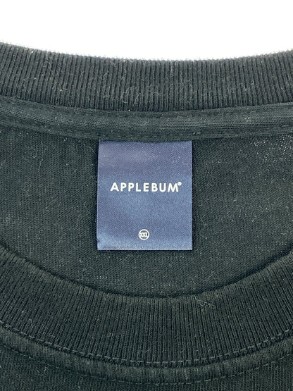 【中古品】【メンズ】 APPLEBUM アップルバム WORM BOY SS TEE 半袖Tシャツ ショートスリーブ 142-260718-AS-56-min サイズ：XXL カラー：ブラック 万代Net店