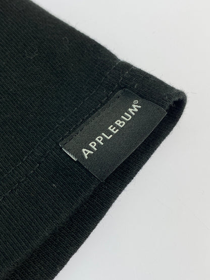 【中古品】【メンズ】 APPLEBUM アップルバム WORM BOY SS TEE 半袖Tシャツ ショートスリーブ 142-260718-AS-56-min サイズ：XXL カラー：ブラック 万代Net店