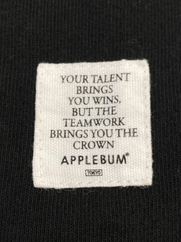【中古品】【メンズ】 APPLEBUM アップルバム WORM BOY SS TEE 半袖Tシャツ ショートスリーブ 142-260718-AS-56-min サイズ：XXL カラー：ブラック 万代Net店