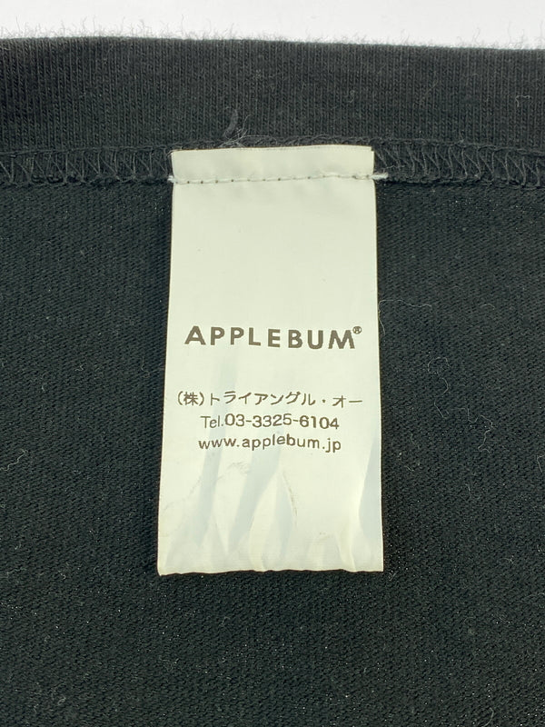 【中古品】【メンズ】 APPLEBUM アップルバム WORM BOY SS TEE 半袖Tシャツ ショートスリーブ 142-260718-AS-56-min サイズ：XXL カラー：ブラック 万代Net店