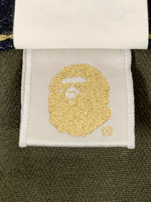 【中古品】【メンズ】 A BATHING APE アベイシングエイプ 1930-150-028 STAR DENIM PANTS デニムパンツ 153-260516-zi-17-min サイズ：L カラー：インディゴ 万代Net店