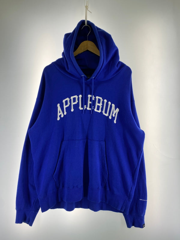 【中古品】【メンズ】 APPLEBUM アップルバム LOGO HOODED ロゴ フーディ パーカー トップス 142-260727-jt-18-min サイズ：XL カラー：ブルー 万代Net店