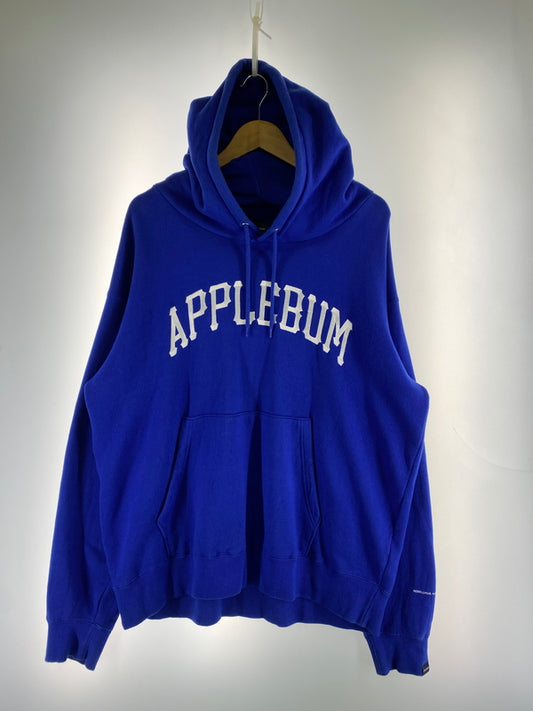 【中古品】【メンズ】 APPLEBUM アップルバム LOGO HOODED ロゴ フーディ パーカー トップス 142-260727-jt-18-min サイズ：XL カラー：ブルー 万代Net店