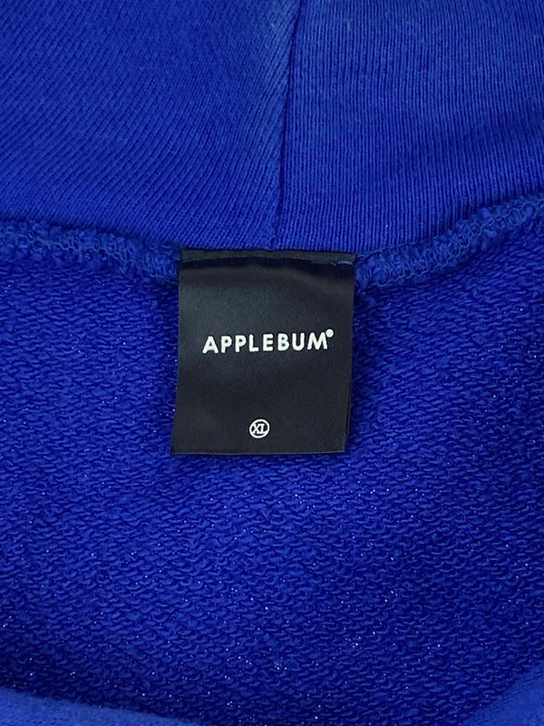 【中古品】【メンズ】 APPLEBUM アップルバム LOGO HOODED ロゴ フーディ パーカー トップス 142-260727-jt-18-min サイズ：XL カラー：ブルー 万代Net店