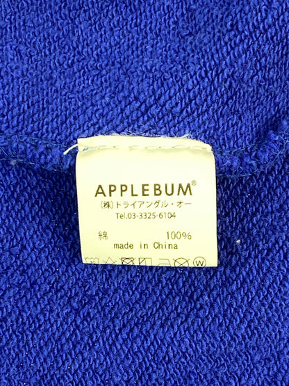 【中古品】【メンズ】 APPLEBUM アップルバム LOGO HOODED ロゴ フーディ パーカー トップス 142-260727-jt-18-min サイズ：XL カラー：ブルー 万代Net店