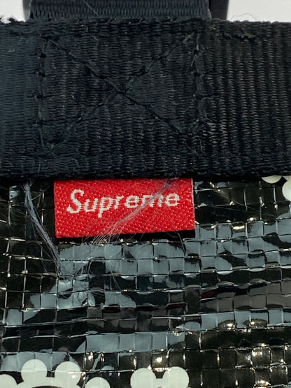 【中古品】【レディース】 SUPREME 21SS BANDANA TARP SIDE BAG BLACK バンダナ タープ サイドバッグ バンダナ柄 小型ショルダーバッグ 188-260521-em-16-min カラー：ブラック 万代Net店