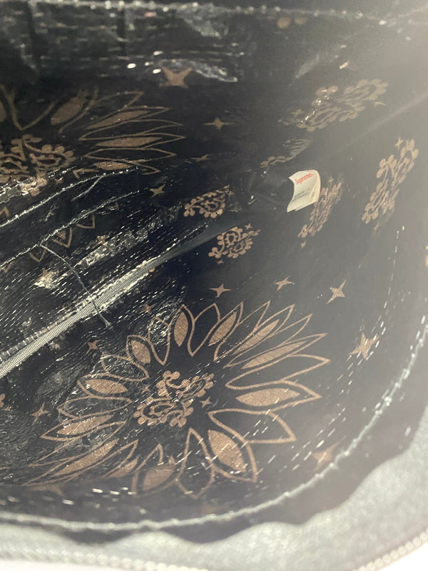 【中古品】【レディース】 SUPREME 21SS BANDANA TARP SIDE BAG BLACK バンダナ タープ サイドバッグ バンダナ柄 小型ショルダーバッグ 188-260521-em-16-min カラー：ブラック 万代Net店