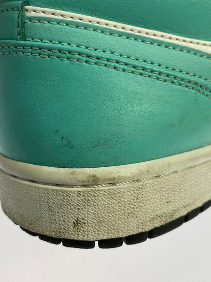 【現状渡し品】【メンズ】 NIKE ナイキ 554724-132 AIR JORDAN 1 MID 靴 シューズ スニーカー 160-260517-AS-21-min サイズ：29cm カラー：ホワイト/ブラック/ミントグリーン 万代Net店