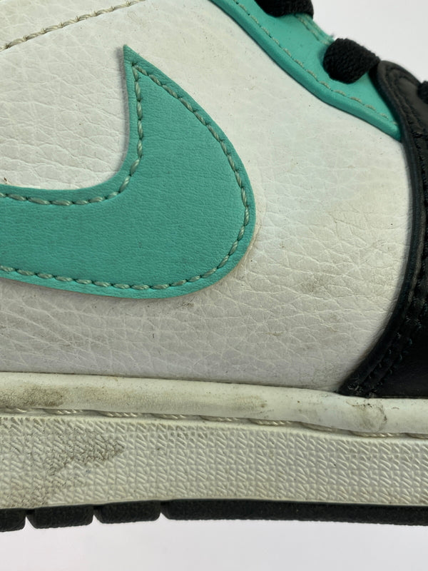 【現状渡し品】【メンズ】 NIKE ナイキ 554724-132 AIR JORDAN 1 MID 靴 シューズ スニーカー 160-260517-AS-21-min サイズ：29cm カラー：ホワイト/ブラック/ミントグリーン 万代Net店