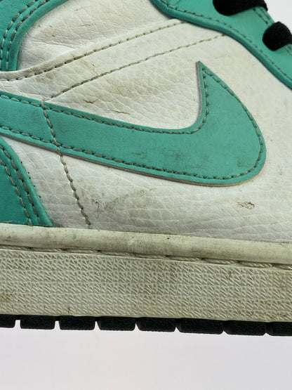 【現状渡し品】【メンズ】 NIKE ナイキ 554724-132 AIR JORDAN 1 MID 靴 シューズ スニーカー 160-260517-AS-21-min サイズ：29cm カラー：ホワイト/ブラック/ミントグリーン 万代Net店