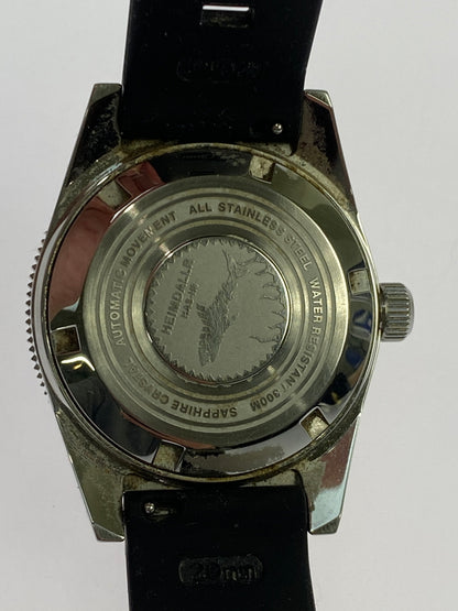 【中古品】【メンズ】 HEIMDALLR ハイムダル DIVER’S 300m アナログ 自動巻き 腕時計 HAS-H8 ダイバーズ ウォッチ メンズ 197-260512-em-19-min カラー：グリーン系 万代Net店