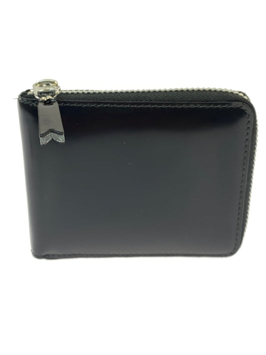 【中古品】【メンズ/レディース】 COMME DES GARCONS コムデギャルソン GOLD LINE WALLET BLACK SILVER ゴールドライン ウォレット 二つ折り財布 200-260512-em-12-min カラー：ブラック/シルバー 万代Net店