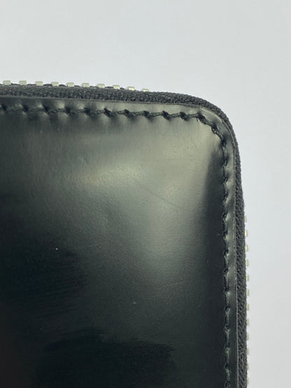 【中古品】【メンズ/レディース】 COMME DES GARCONS コムデギャルソン GOLD LINE WALLET BLACK SILVER ゴールドライン ウォレット 二つ折り財布 200-260512-em-12-min カラー：ブラック/シルバー 万代Net店