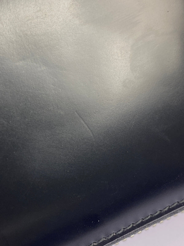 【中古品】【メンズ/レディース】 COMME DES GARCONS コムデギャルソン GOLD LINE WALLET BLACK SILVER ゴールドライン ウォレット 二つ折り財布 200-260512-em-12-min カラー：ブラック/シルバー 万代Net店
