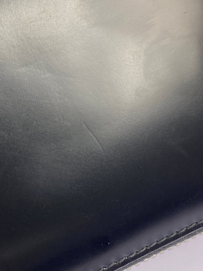 【中古品】【メンズ/レディース】 COMME DES GARCONS コムデギャルソン GOLD LINE WALLET BLACK SILVER ゴールドライン ウォレット 二つ折り財布 200-260512-em-12-min カラー：ブラック/シルバー 万代Net店