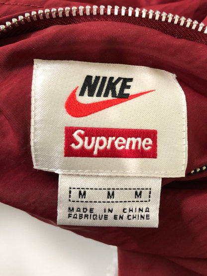 【中古品】【メンズ】 SUPREME シュプリーム × NIKE ナイキ 18AW REVERSIBLE NYLON BOA VEST AR5570-677 リバーシブル ナイロン ボア ベスト メンズ アウター 149-260512-em-50-min サイズ：M カラー：RED WHITE 万代Net店