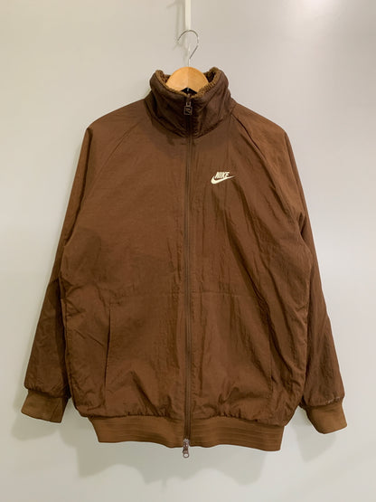【現状渡し品】【メンズ】 NIKE ナイキ BQ6546-259 REVERSIBLE NYLON BOA FLEECE JACKET リバーシブル ナイロン ボア フリース ジャケット 148-260516-zi-13-min サイズ：L カラー：ブラウン/ホワイト 万代Net店