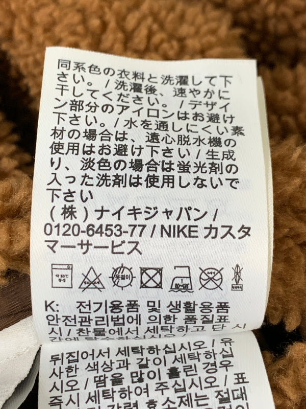 【現状渡し品】【メンズ】 NIKE ナイキ BQ6546-259 REVERSIBLE NYLON BOA FLEECE JACKET リバーシブル ナイロン ボア フリース ジャケット 148-260516-zi-13-min サイズ：L カラー：ブラウン/ホワイト 万代Net店