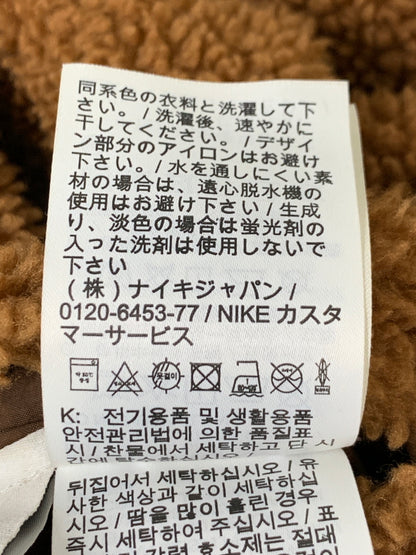 【現状渡し品】【メンズ】 NIKE ナイキ BQ6546-259 REVERSIBLE NYLON BOA FLEECE JACKET リバーシブル ナイロン ボア フリース ジャケット 148-260516-zi-13-min サイズ：L カラー：ブラウン/ホワイト 万代Net店