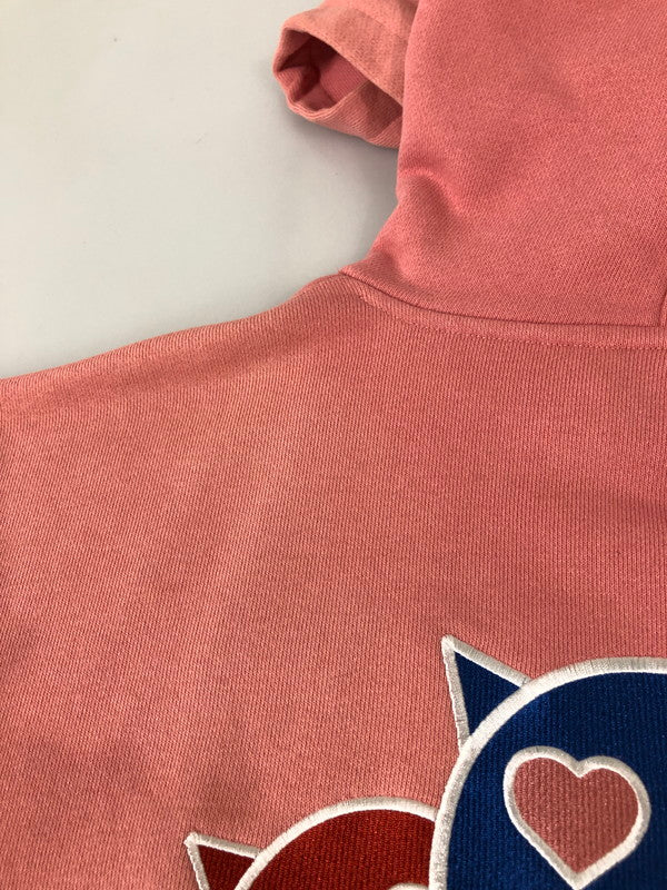 【中古品】【メンズ】 PALEDUSK パレスダスク × KEBOZ ケボズ 刺繍 HOODIE PINK メンズ フーディー パーカー トップス 142-260512-em-56-min サイズ：XL カラー：サーモンピンク 万代Net店