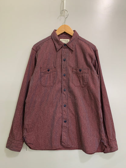 【中古品】【メンズ】 SUGAR CANE シュガーケーン SC28283 LS WORK SHIRT ワークシャツ 145-260516-zi-06-min サイズ：M 万代Net店