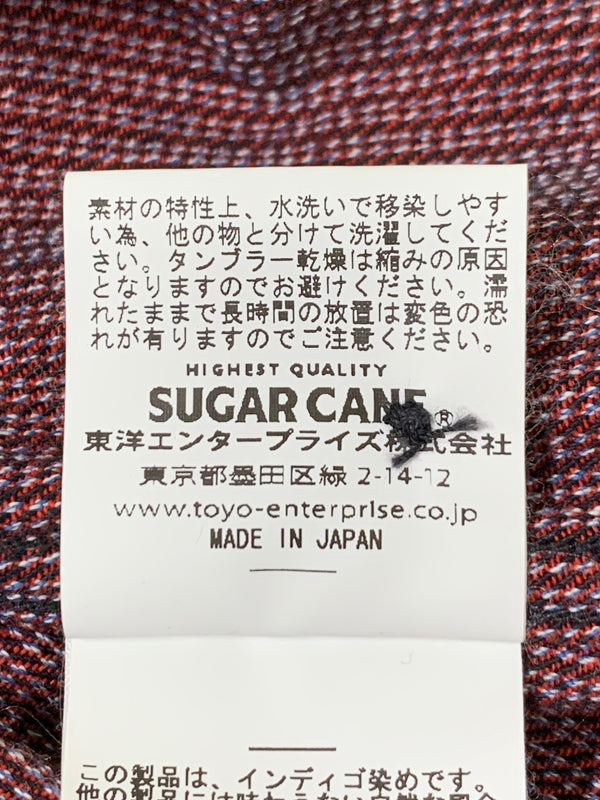 【中古品】【メンズ】 SUGAR CANE シュガーケーン SC28283 LS WORK SHIRT ワークシャツ 145-260516-zi-06-min サイズ：M 万代Net店
