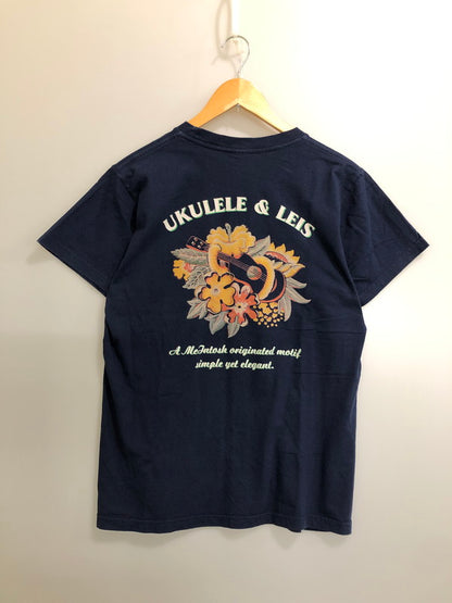 【中古品】【メンズ】 SUN-SURF サンサーフ USA製 UKULELE＆LEIS SS TEE アメリカ製 半袖Tシャツ メンズ トップス 145-260512-em-64-min サイズ：M カラー：ネイビー 万代Net店