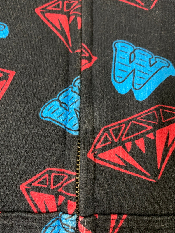 【中古品】【メンズ】 BILLIONAIRE BOYS CLUB ビリオネアボーイズクラブ × JP THE WAVY ジェイピー ザ ウェイビー DIAMONDS & DOLLARS CREAM HOODIE BBCJP195SK001 142-260515-em-21-min サイズ：XL カラー：ブラック系 万代Net店