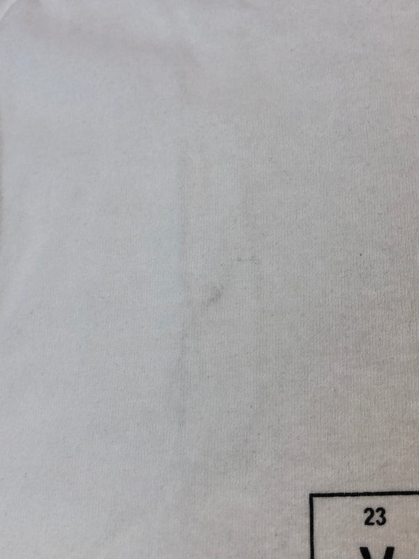 【中古品】【メンズ】 VETEMENTS ヴェトモン CHEMICAL LOGO T‐SHIRT WHITE ケミカル ロゴ Tシャツ メンズ トップス 半袖 元素記号 141-260515-em-27-min サイズ：L カラー：ホワイト 万代Net店