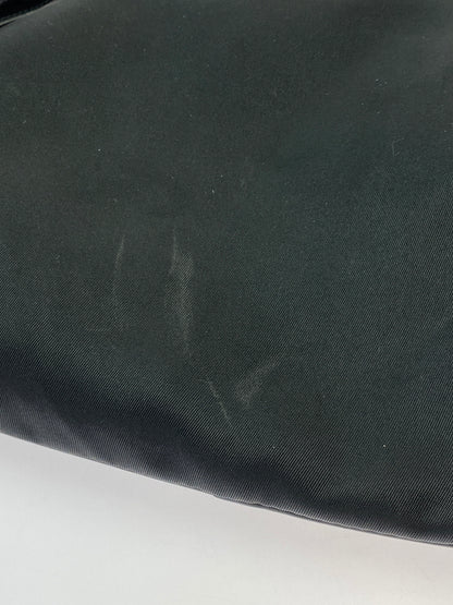 【中古品】【レディース】 PRADA プラダ NYLON LEATHER 2WAY HAND BAG 1BB912 ナイロン レザー ツーウェイ ハンドバッグ ショルダーバッグ カバン 180-260521-em-11-min カラー：ブラック 万代Net店