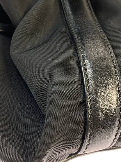 【中古品】【レディース】 PRADA プラダ NYLON LEATHER 2WAY HAND BAG 1BB912 ナイロン レザー ツーウェイ ハンドバッグ ショルダーバッグ カバン 180-260521-em-11-min カラー：ブラック 万代Net店