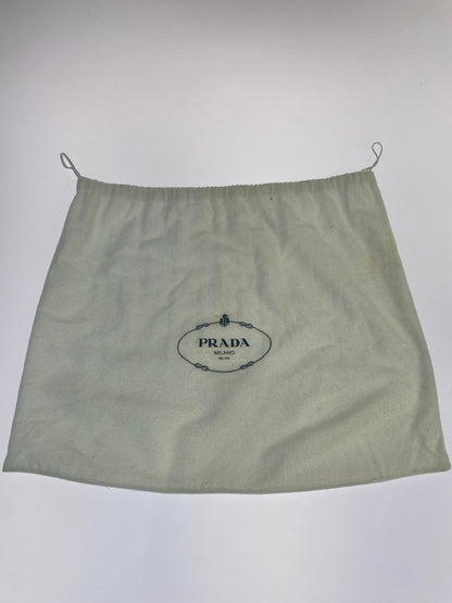 【中古品】【レディース】 PRADA プラダ NYLON LEATHER 2WAY HAND BAG 1BB912 ナイロン レザー ツーウェイ ハンドバッグ ショルダーバッグ カバン 180-260521-em-11-min カラー：ブラック 万代Net店