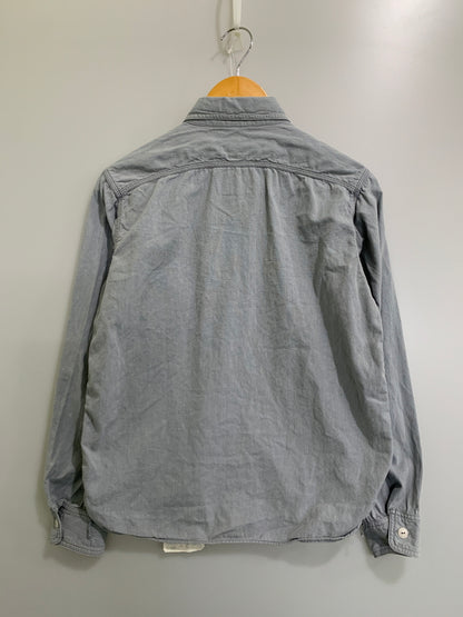 【中古品】【メンズ】 PHERROW'S フェローズ シャンブレーワークシャツ 145-260516-zi-07-min サイズ：38 カラー：ライトグレー系 万代Net店