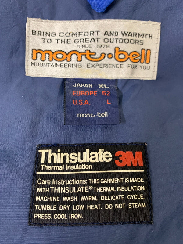 【現状渡し品】【メンズ】 MONT-BELL モンベル 80-90S MOUNTAIN JACKET マウンテンジャケット 144-260516-zi-18-min サイズ：XL カラー：ブルー/グレー 万代Net店