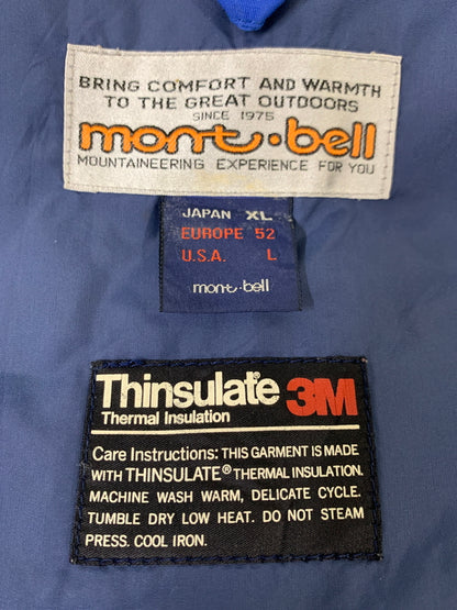 【現状渡し品】【メンズ】 MONT-BELL モンベル 80-90S MOUNTAIN JACKET マウンテンジャケット 144-260516-zi-18-min サイズ：XL カラー：ブルー/グレー 万代Net店
