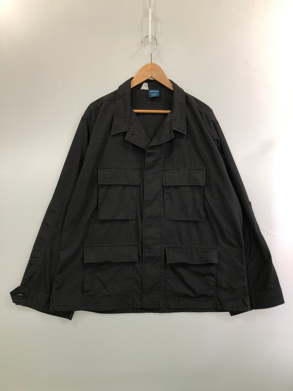 【中古品】【メンズ】 PROPPER プロッパー BDU JACKET ミリタリー ジャケット 長袖 ボタンダウン シャツ メンズ サバゲー 145-260515-em-31-min カラー：ブラック 万代Net店