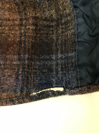【現状渡し品】【メンズ】 PENDLETON ペンドルトン 70S WEATERN WOOL SHIRT 70年代 ウエスタン ウールシャツ メンズ トップス ヴィンテージ 146-260512-em-46-min サイズ：XL カラー：ブラウン系 万代Net店