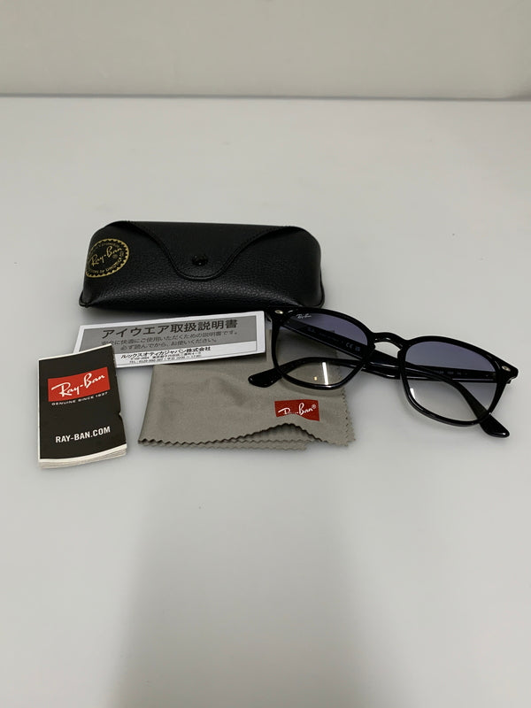 【中古品】【メンズ】 RAY-BAN レイバン ウェリントン サングラス RB4258-F 52□20-150 203-260512-em-33-min カラー：ブラック 万代Net店