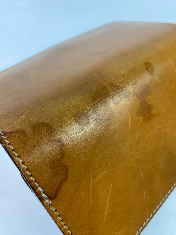 【中古品】【メンズ】 DOLCE VITA ドルチェヴィータ LEATHER LONG WALLET CAMEL レザー ロングウォレット 長財布 革 200-260512-em-13-min カラー：キャメル 万代Net店